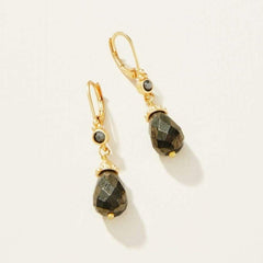 Charlie Drop Earrings - Pyrite - JewelrySPARTINA 449