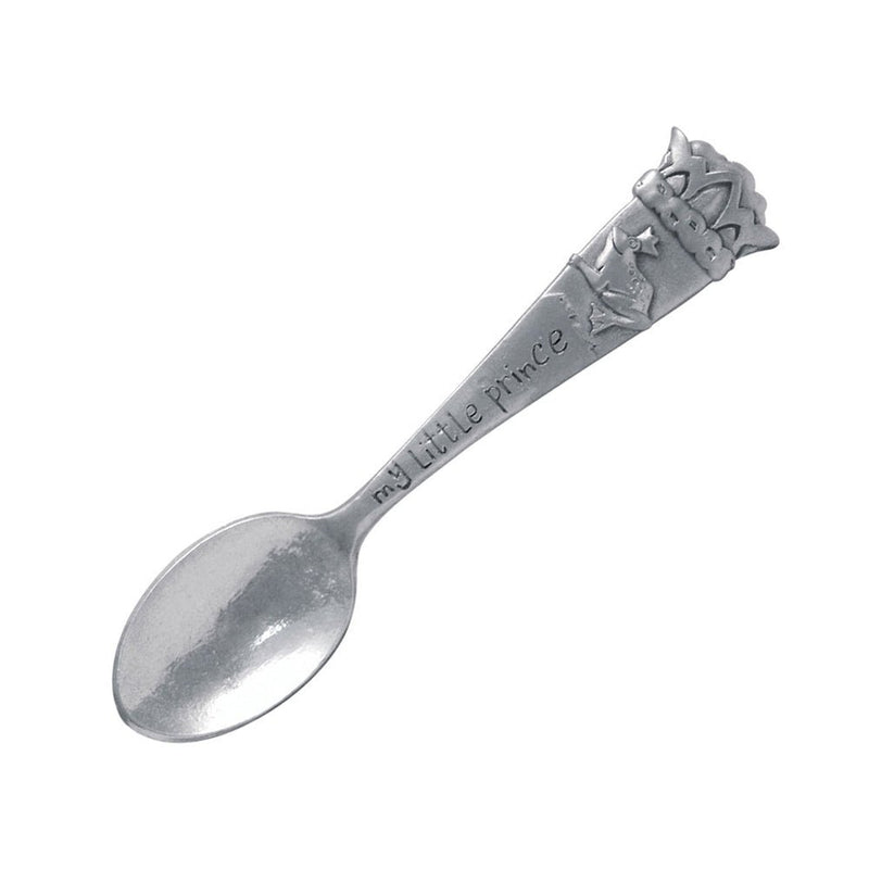 Child's Pewter Feeding Spoon - Bunny, Star, Duck, Crab, Prince and Princess - BabySalisbury