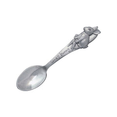 Child's Pewter Feeding Spoon - Bunny, Star, Duck, Crab, Prince and Princess - BabySalisbury