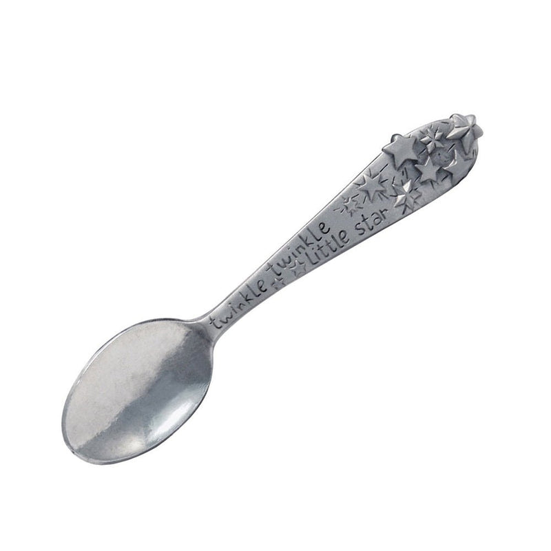 Child's Pewter Feeding Spoon - Bunny, Star, Duck, Crab, Prince and Princess - BabySalisbury