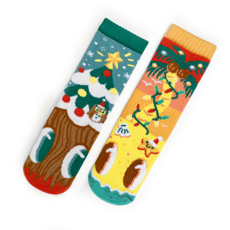 Christmas Piney & Coco | Collectible Mismatched Socks - Apparel & AccessoriesPals Socks