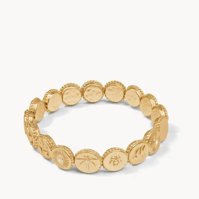 Coin Stretch Bracelet Monarch - Gold