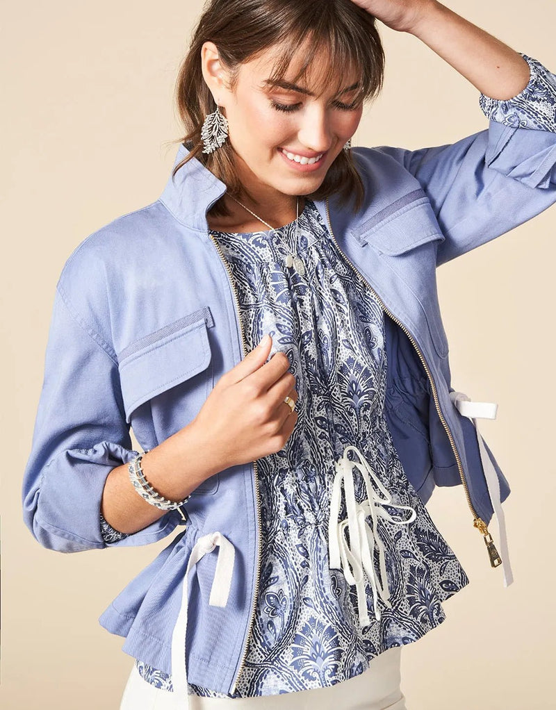 Colette Blouse - Bellinger Arbor Denim - ApparelSPARTINA 449