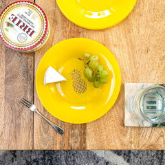 Colonial Pineapple Yellow Plate - 8