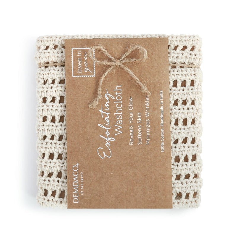 Comfort Handwoven Natural Fiber Exfoliating Washcloth, Gloves, & Soap Bag - Bath & BeautyDemdaco