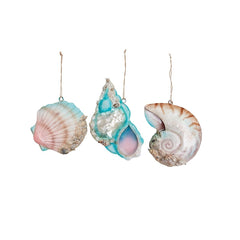 Coral Reef Shell Ornament - 3 Styles - OrnamentsGallerie II