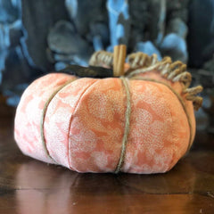 Coral Sea Fan Fabric Pumpkin - 3 Sizes - Accent DecorLoving Coastal Living