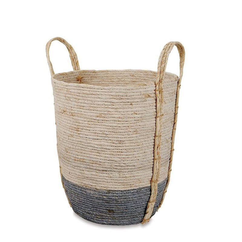 Corn Husk Basket - Accent DecorMud Pie