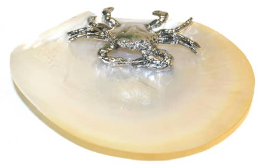 Crab Mother of Pearl Dish - Home DecorModern Coastal by Contrast Inc.