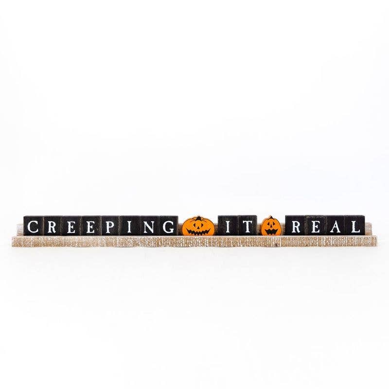 "Creeping It Real" Tile Ledgie Kit Decor 28" - HalloweenAdams & Co.