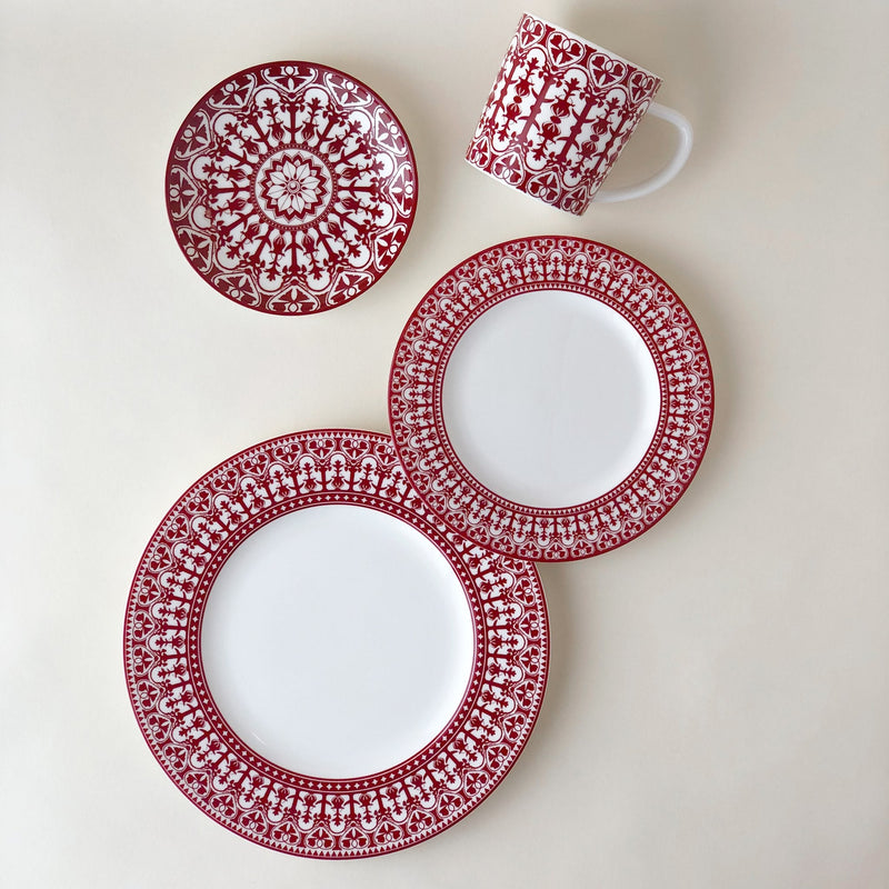 Crimson Casablanca Dinnerware & Serving Pieces - DishesCaskata