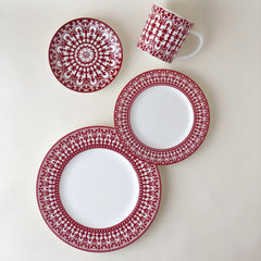 Crimson Casablanca Dinnerware & Serving Pieces - DishesCaskata