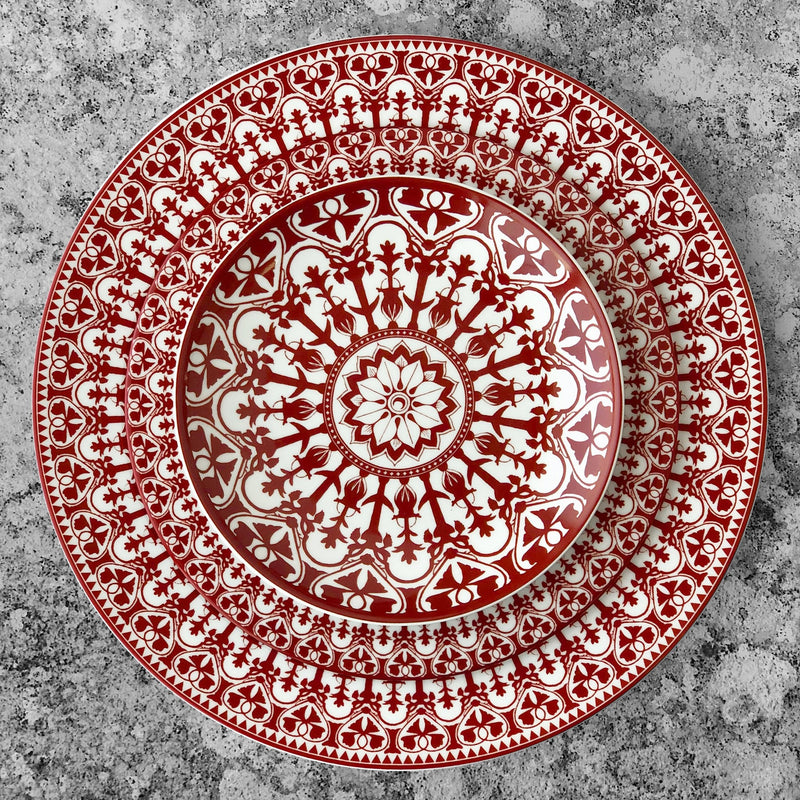 Crimson Casablanca Dinnerware & Serving Pieces - DishesCaskata