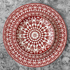 Crimson Casablanca Dinnerware & Serving Pieces - DishesCaskata