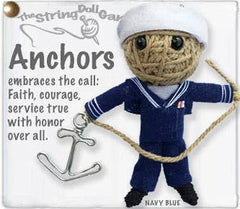Anchors- Inspirational Sailor String Doll Keychain