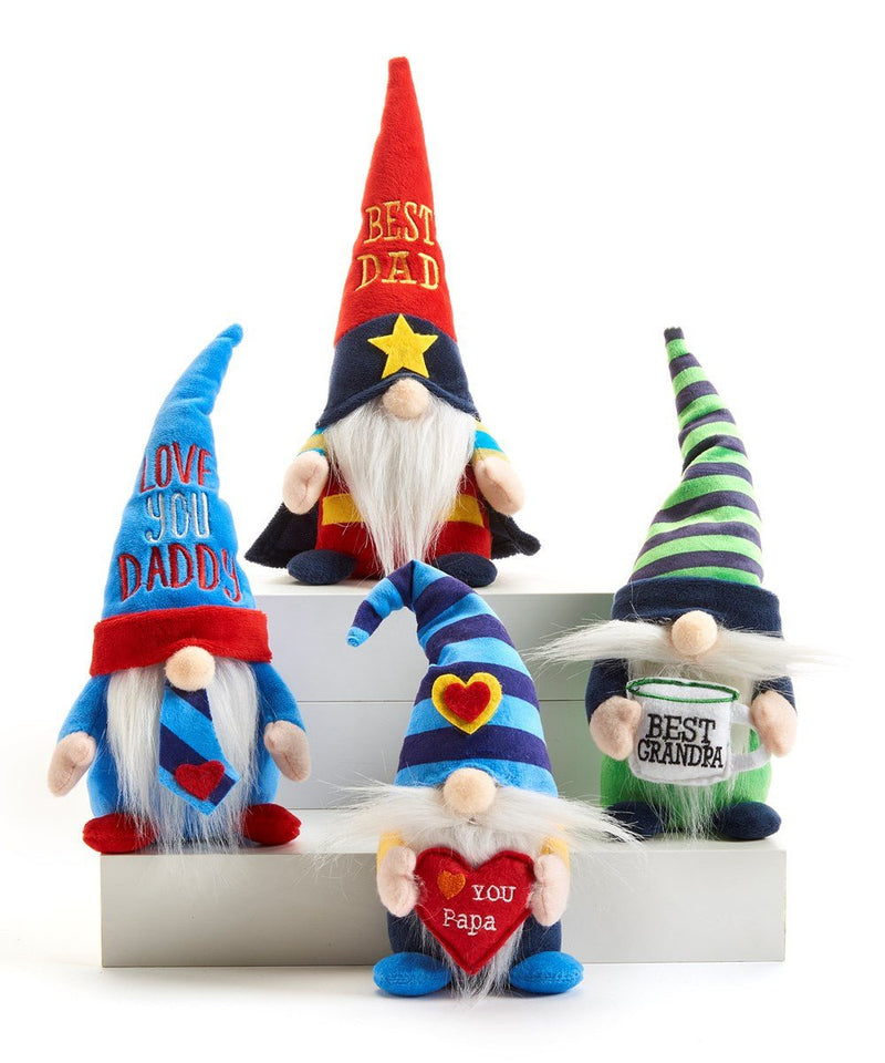 Dad - Hug Feel the Love Gnome - 4 Different Styles - Soft GoodsGiftcraft Inc.