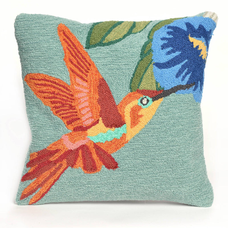 Hummingbird Indoor/Outdoor Pillow