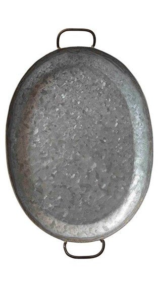 Decorative Galvanized Metal Trays - 3 Sizes - Home DecorCreative Co - Op
