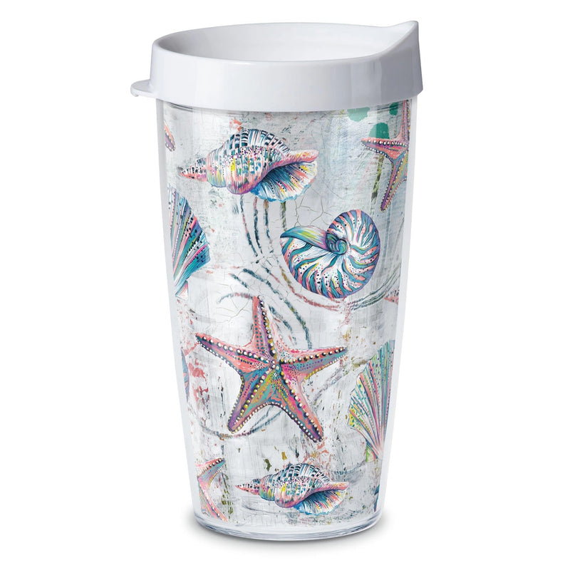 Double Wall Insulated Travel Tumbler 16 ounce - 4 Fun Styles! - DishesCounterArt/Highland Home/Thirstystone/CoasterStone