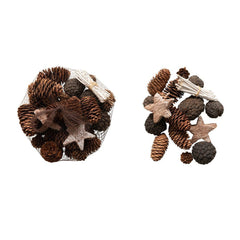 Dried Natural Pinecones, Pods & Stars - ChristmasCreative Co - Op