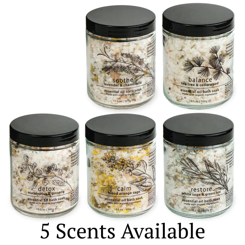 Essential Oil Bath Soak - Available in 5 Scents - Bath & BeautyHemlock Park