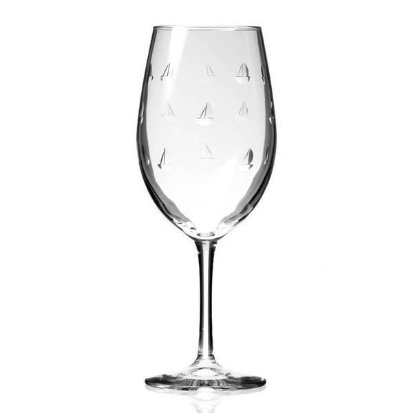 Etched All Purpose Wine Glass - DishesRolf Glass