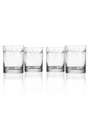 Etched Double Old Fashioned Glass - DishesRolf Glass