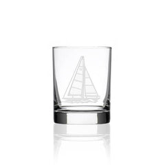 Etched Double Old Fashioned Glass - DishesRolf Glass