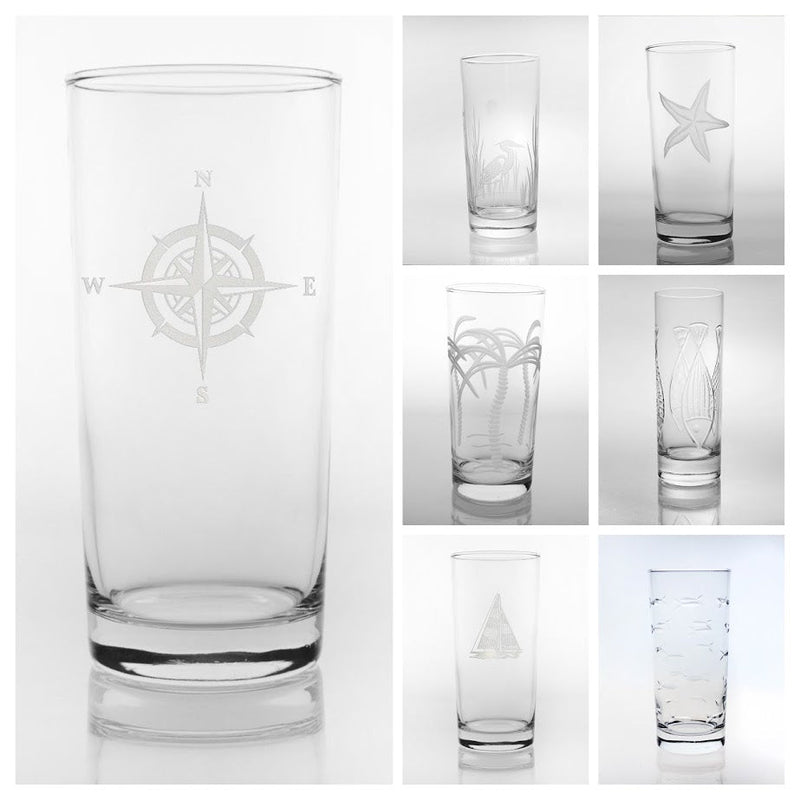 Etched Highball Glass - DishesRolf Glass