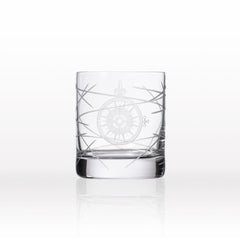 Etched On The Rocks Glass - DishesRolf Glass