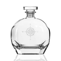 Etched Whiskey Decanter 23 oz. - DishesRolf Glass