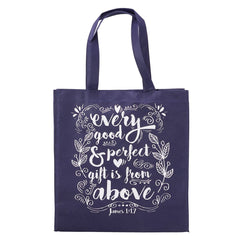 Every Good and Perfect Gift Tote Shopping Bag - James 1:17 - Apparel & AccessoriesChristian Art Gifts