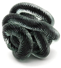Black Glass Rope Knot