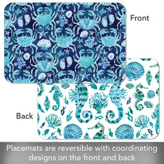 Ocean Fantasy Reversible Rectangular Plastic Placemat