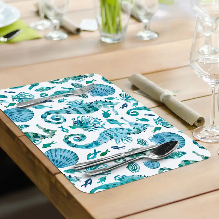 Ocean Fantasy Reversible Rectangular Plastic Placemat