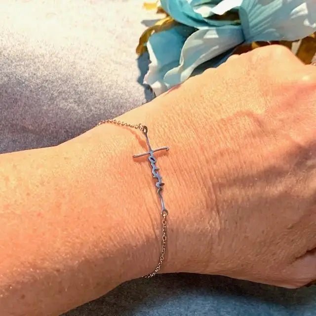 Faith Cross Bracelet - braceletsBlessed Be Boutique