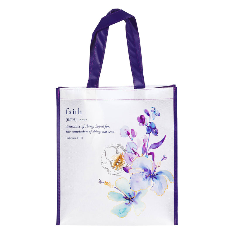 Faith Shopping Bag – Hebrews 11:1 - Apparel & AccessoriesChristian Art Gifts