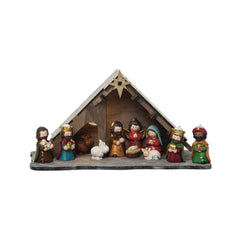 Light Up Children Nativity Figurine Set of 12
