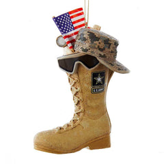 ARMY BOOT USA ORNAMENT
