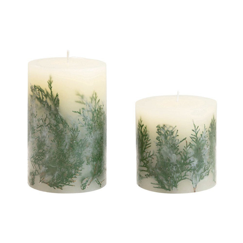 Fir Scented Pillar Candle - ChristmasCreative Co - Op