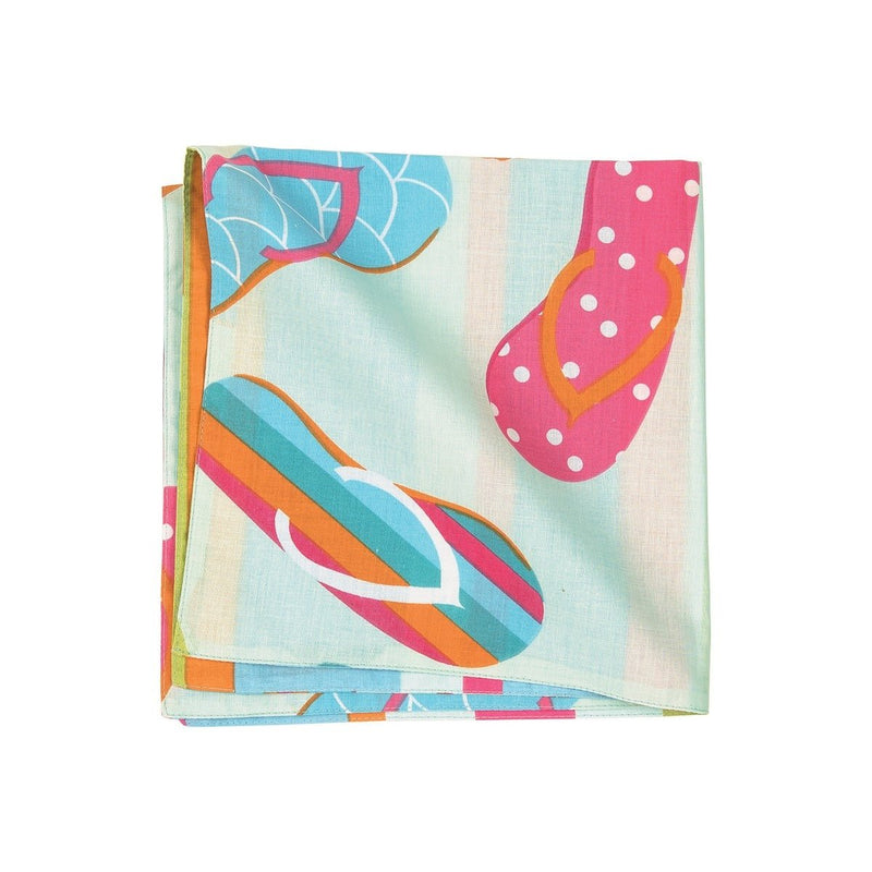 Flip Flop Table Runner, Place Mat & Napkins - Home DecorC&F Home