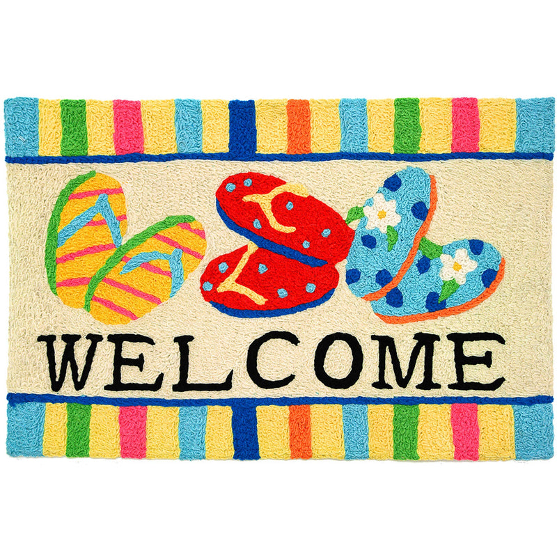 Flip Flop Welcome Rug - RugsJellybean Rug