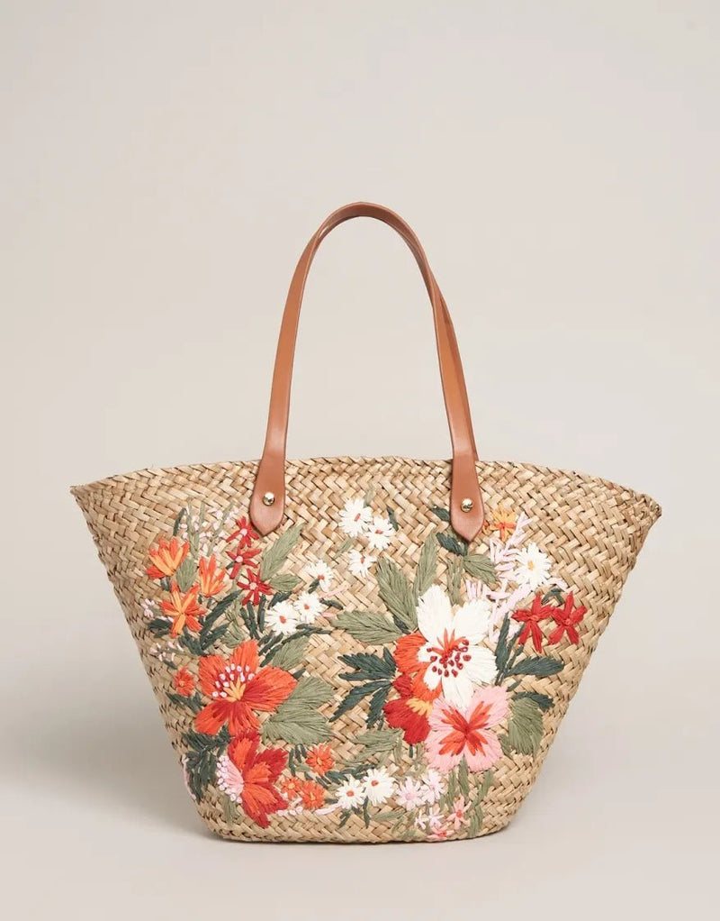 Floral Basket Tote - Alljoy Landing - Purses & BagsSPARTINA 449