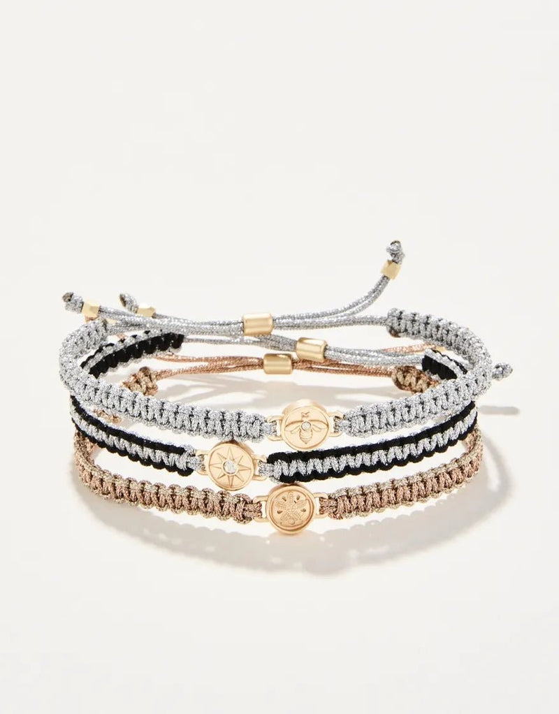 Friendship Bracelet Metallic Gold/Pineapple - JewelrySPARTINA 449