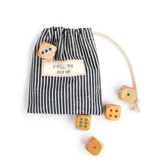 Bagged Game Sets - Roll'em Dice, Tic-Tac-Toe, & Dots to Dots Domino Set