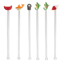 Glass Drink Stirs Bar Accessories - Assorted - Kitchen AccessoriesBeachCombers