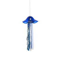 Glass Jellyfish with Ribbon Trim - Accent DecorBeachCombers