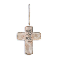 Great Peace Carved Wooden Cross