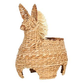 Hand - Woven Bankuan Llama Basket - Accent DecorCreative Co - Op