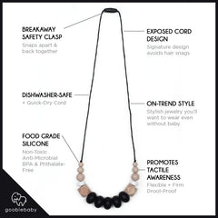 Harper Teething Necklace - 4 Colors! - Baby & ToddlerGoobie Baby